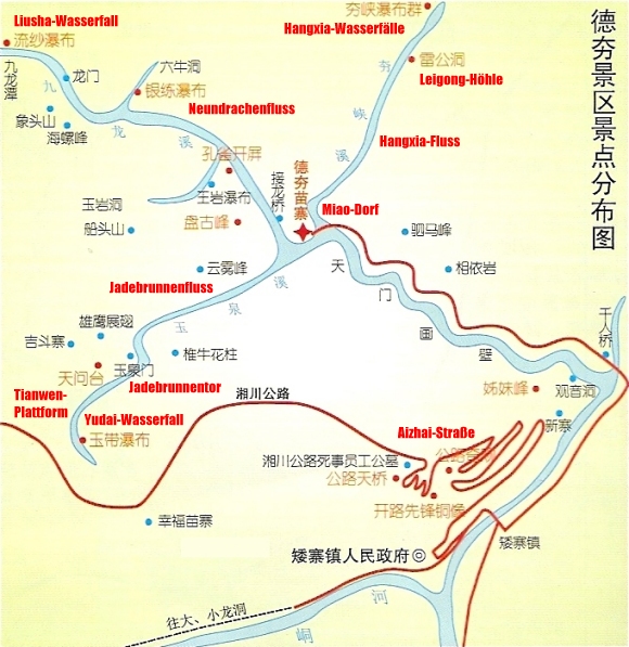 Wanderrouten in Dehang