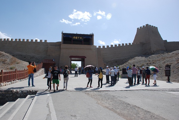 Eingangstor der �u�eren Stadt von Jiayuguan