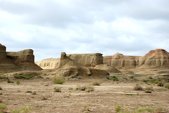 Urho Yardang-Landschaft